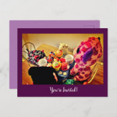 パーティータイム インビテーションポストカード (正面/裏面)