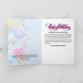 パーティータイム(エレミヤ29:11)誕生日 カード (内部)