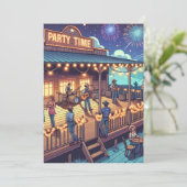 パーティータイム オーケージョン パーティー 招待状 (スタンド正面)