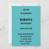 パーティータイム オーケージョン パーティー 招待状 (裏面)