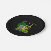 パーティータイム ワイン テイスティング ペーパー プレート (アングル)