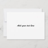 パーティータイム ヴィンテージ 女性のお祝い 招待状 (裏面)