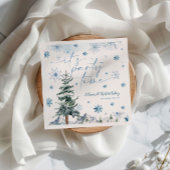 パーティータイム!冬の誕生日 スタンダードランチョンナプキン