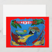 パーティータイム 招待状 (正面/裏面)