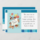 パーティータイム 招待状 (正面/裏面)