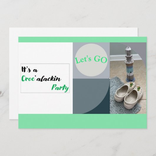 パーティータイム 招待状 (正面/裏面)