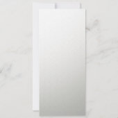 パーティータイム！ 40歳の誕生日パーティー シンプル エレガント 招待状 (裏面)