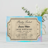 パーティーチケット招待状 招待状 (スタンド正面)