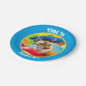 パーティーチマンクインソンブレロ ペーパープレート (アングル)