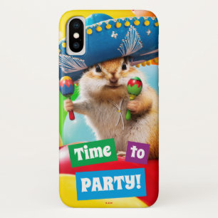 パーティーチマンクインソンブレロ iPhone X ケース
