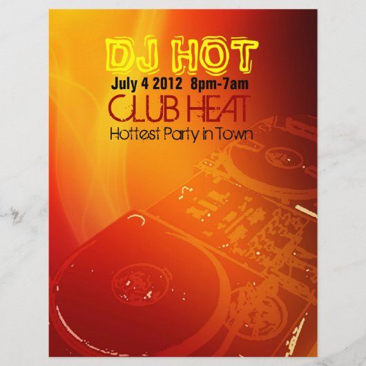 パーティーチラシ チラシ (正面)