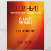 パーティーチラシ チラシ (裏面)