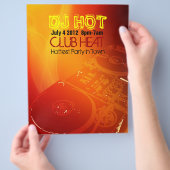 パーティーチラシ チラシ (手)