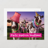パーティー'ティルザフシズホ来ーム インビテーションポストカード (正面/裏面)