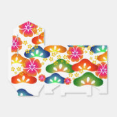 パーティーテーマ001カラフル日本語デザイン優遇箱 フェイバーボックス (折り畳みなし)