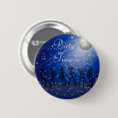 パーティーディスコスタイル、2 1/4インチラウンドボタン 缶バッジ (正面&裏面)