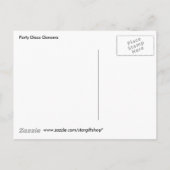 パーティーディスコダンサー インビテーションポストカード (裏面)