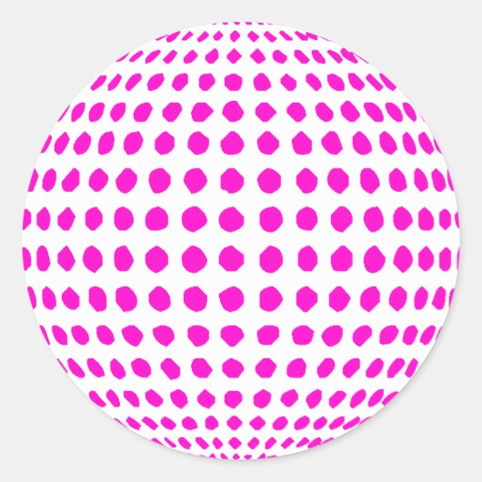 パーティーディスコボールシール ラウンドシール (正面)