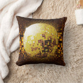 パーティーディスコ：ヴィンテージ白熱［赤熱］光を放つライト。 クッション (ブランケット)