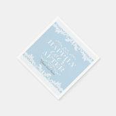 パーティーディナーカクテルナプキンズの後に幸せに スタンダードカクテルナプキン (角)