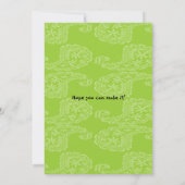 パーティートレイン2ndバースデーハッピーパーティの招待状 招待状 (裏面)