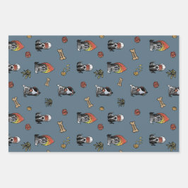 パーティードッグラッピングバンドル ラッピングペーパーシート