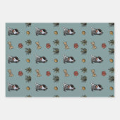 パーティードッグラッピングバンドル ラッピングペーパーシート (正面2)