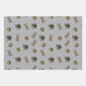 パーティードッグラッピングバンドル ラッピングペーパーシート (正面)