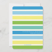 パーティードット子供の誕生日招待状 招待状 (裏面)