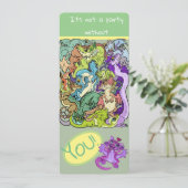 パーティードラゴン招待状 招待状 (スタンド正面)