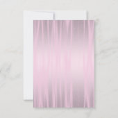 パーティードレスアンドパールピンクキンセアニェラRSVP 出欠カード (裏面)