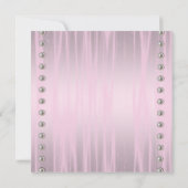 パーティードレスパールピンクキンセアニェラ 招待状 (裏面)