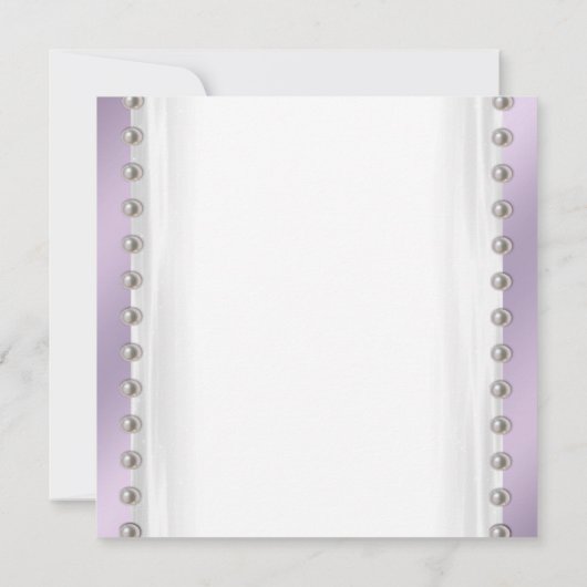 パーティードレスパールプラムパープルキンセアニェラ 招待状 (裏面)