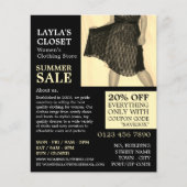 パーティードレス、婦人服店広告ズ チラシ (正面)