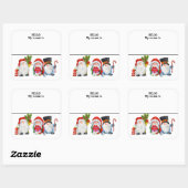 パーティーナグタグクリスマス格言ホリデイ スクエアシール (シート)