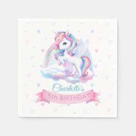 パーティーナプキンは魔法の誕生日パーティーに。 スタンダードカクテルナプキン