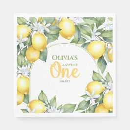 パーティーナプキンス柑橘類1歳の誕生日。 スタンダードランチョンナプキン