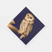 パーティーナプキンス野鳥自然フクロウ スタンダードランチョンナプキン (角)