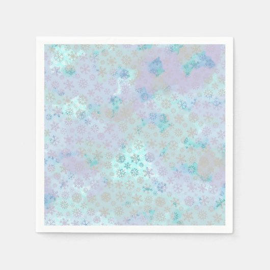 パーティーナプキンス雪 スタンダードカクテルナプキン (正面)