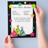 パーティーハズフライヤー チラシ (手)