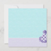 パーティーハッツ誕生日 招待状 (裏面)