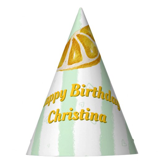 パーティーハットサマーバースデーパーティコレクション パーティーハット (正面)