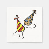 パーティーハット紙ナプキンス スタンダードカクテルナプキン (正面)