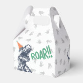 パーティーハット誕生日パーティーの恐竜Tレックス フェイバーボックス (裏面サイド)