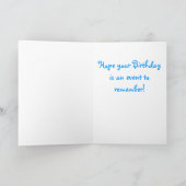 パーティーハット&ストリーマー誕生日カード カード (内部)