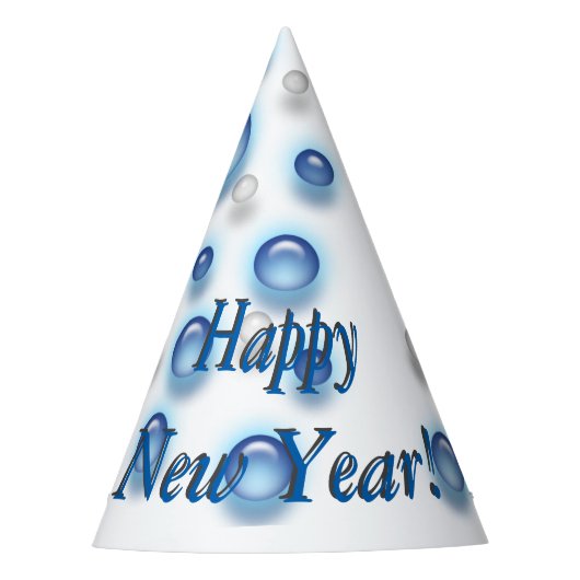 パーティーハット – 新年のバブル (正面)