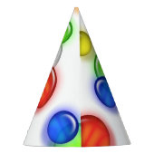 パーティーハット – 誕生日バブル (裏面)