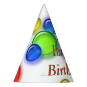 パーティーハット – 誕生日バブル (左)