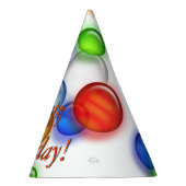 パーティーハット – 誕生日バブル (右)