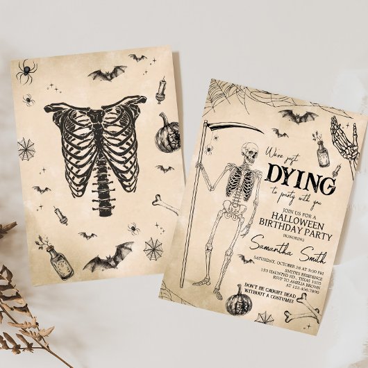 パーティーハロウィーン誕生日パーティーに行きたい 招待状